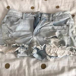 Light was short from American Eagle pocket design